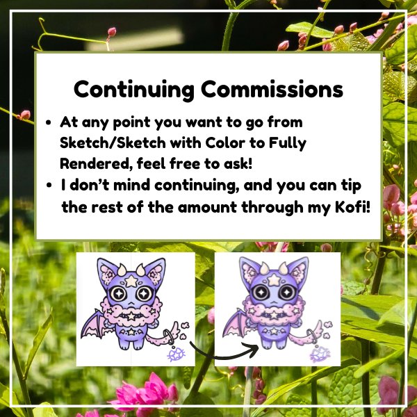 Luicidfer's tweet photo. Okay, since y'all found my comms graphic in comments here is a main post before I open them(HOPEFULLY TMR)! It's goofy but I like it hehe 💜🐑 https://t.co/rSTgnBkJxY