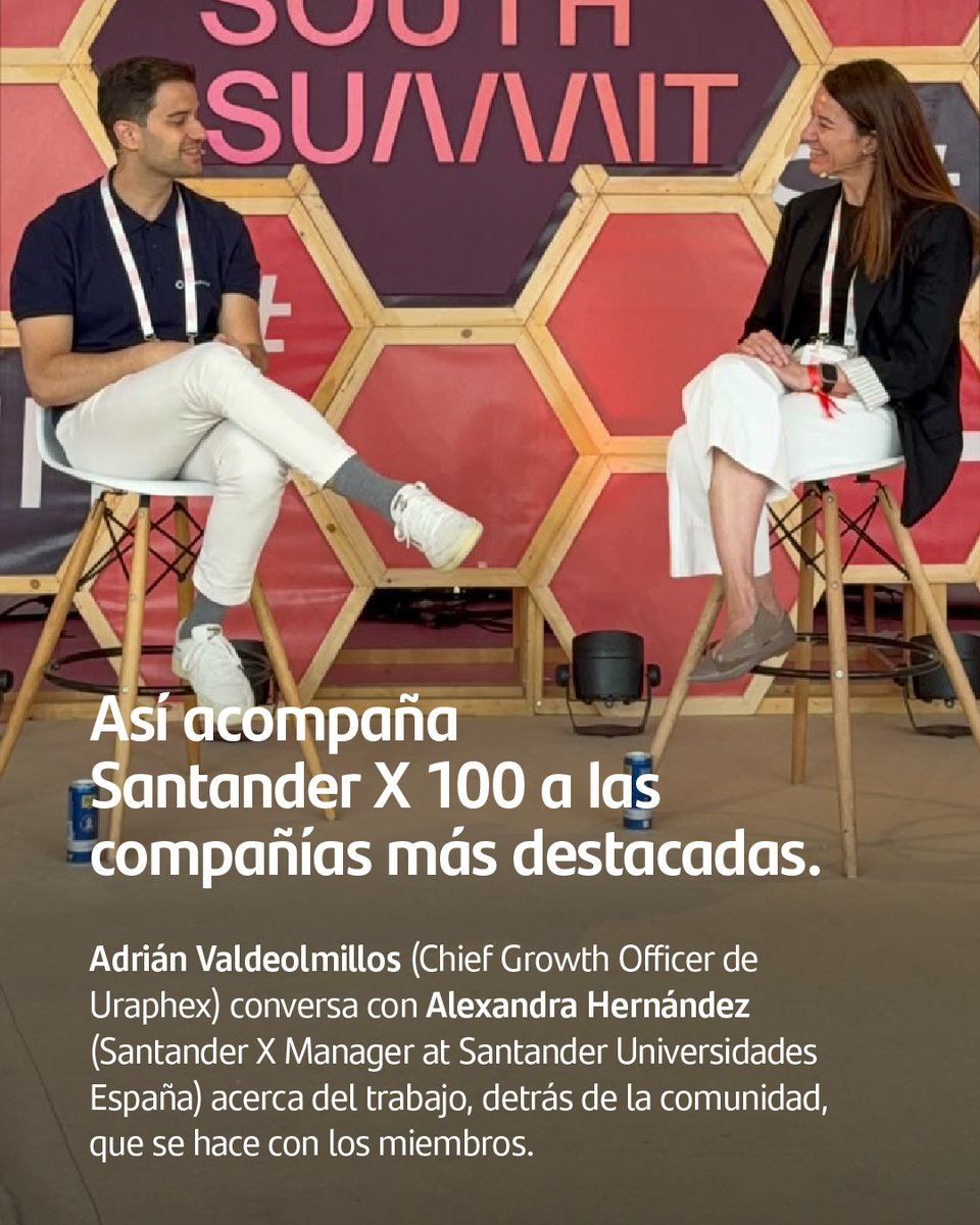 SantanderX's tweet photo. 🌟En #SouthSummit2026: presentamos los Santander X Spain Awards 2026 para reconocer y potenciar a las mejores #startups y #scaleups españolas.

🚀Apúntate antes de agosto y consigue un impulso para tu negocio.

🔗Inscríbete aquí: https://t.co/94pwRgIKPY https://t.co/wFkn53S7iR