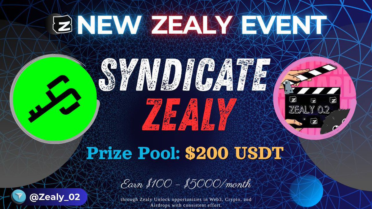 Caiden331's tweet photo. 🚀 @sndcapp X @flipper_trade Zealy Event is Officially LIVE! 🤝⚡️

Attention community! We are thrilled to launch the exclusive Syndicate X Flipper Zealy Campaign. This is your chance to showcase your dedication, complete exciting community quests, and claim your guaranteed share of our fresh prize pool.

👉 Get started now: https://t.co/jtoUFGG3Ot

💰Total Rewards: $200 USDC
• Top 1 – 20: $10 USDC each

What’s this all about?
Syndicate App and Flipper have teamed up for an epic joint Zealy campaign!
• @sndcapp is your ultimate control center for crypto campaigns 🕹️ - get step-by-step guides, calendar, alerts, and expert insights so you never miss the next big drop.

• @flipper_trade is the AI-powered trading aggregator built on Solana 🤖📈 - it aggregates liquidity across DEXs, optimizes execution with smart routing, and delivers real-time analytics for smarter crypto trading.

📅 Campaign End: July 1, 2026