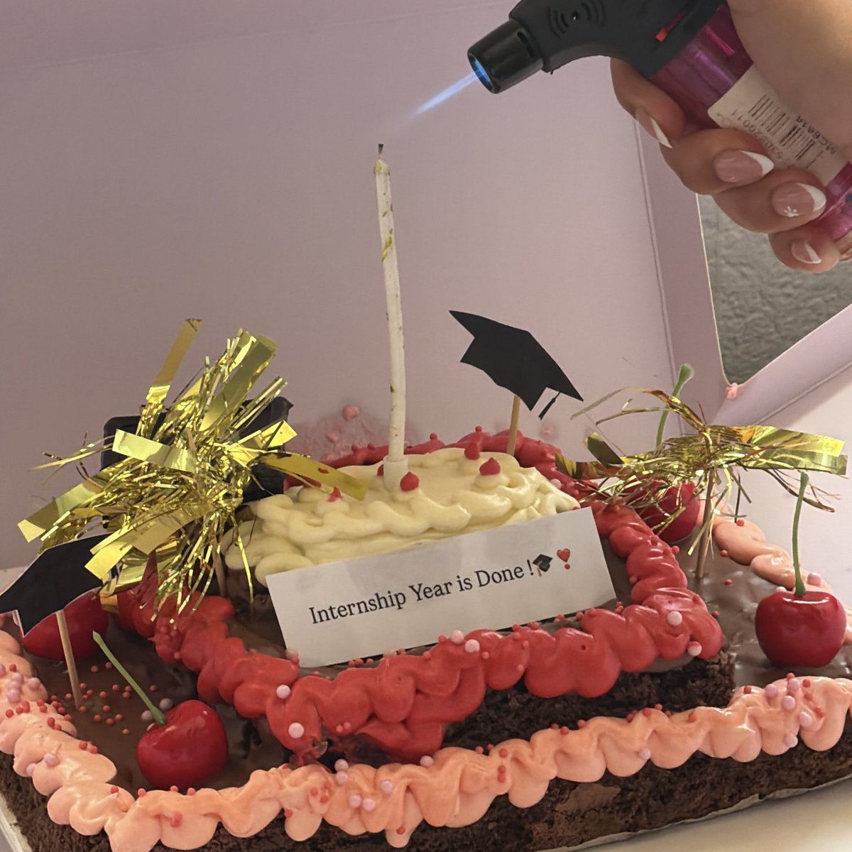 Mad2003a's tweet photo. 25. June. 2026 
- The last day of the internship year 🎉
- Officially graduated now !!🎓🥳❣️ https://t.co/J4TFhIzuTq