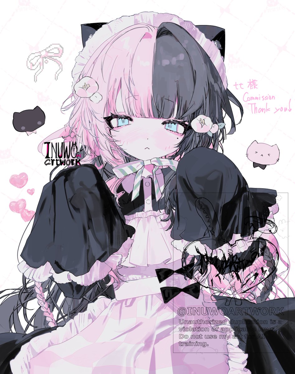 inuwoartwork's tweet photo. Skebリクエストありがとうございました😻🎀 https://t.co/N2E7sr9WgK