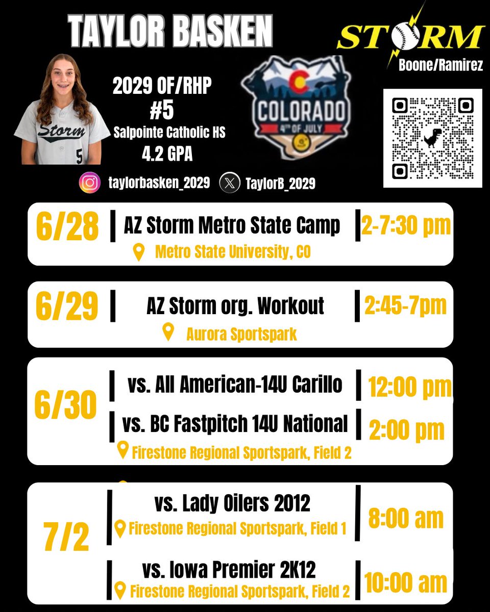 TaylorB_2029's tweet photo. @NDsoftball @2Ganeff @CoachDeOliveira @j_spitale Hope to see you there! https://t.co/sZJgOipFaX
