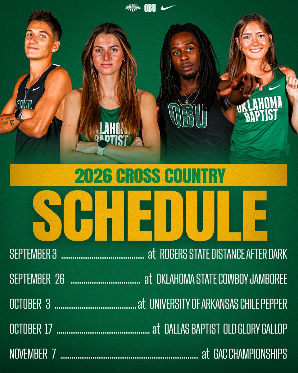 OBU Track & Field/XC tweet media