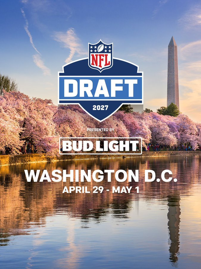 dymidiuk96's tweet photo. Waszyngton w dniach 29 kwietnia - 1 maja zorganizuje draft NFL 2027! #NFLpl #NFLDraft https://t.co/sY5PWO9nXE