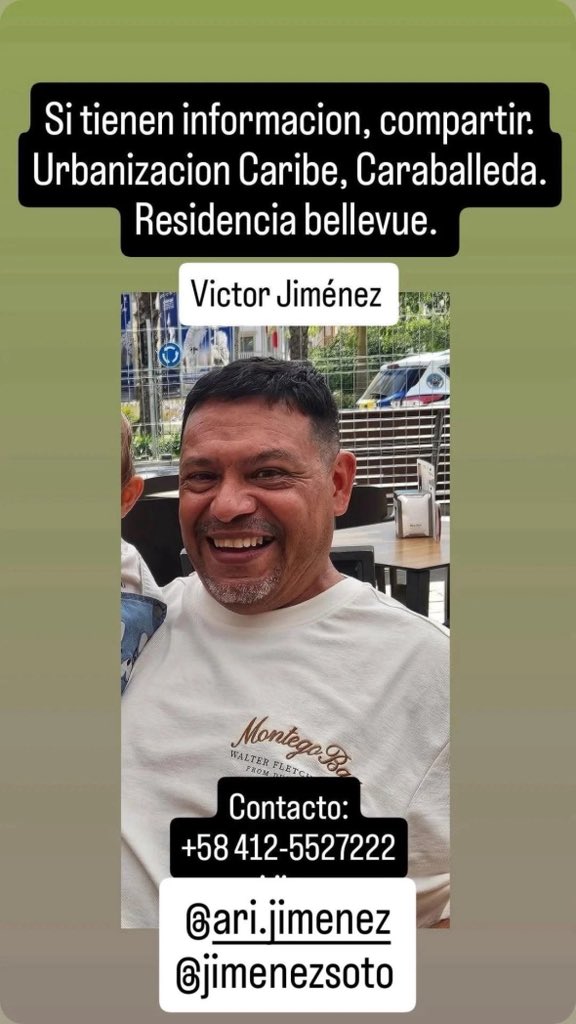 Yeezoos's tweet photo. Es el papá de una amiga.
Por favor ayúdenme a difundir, se los agradecería mucho. https://t.co/wQBI1iHhNh