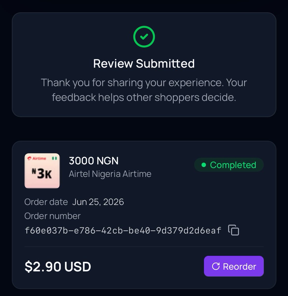 vicckfal's tweet photo. I'm in! 🏆 @uptopgg_ Matchday drops 10 winners a day, each taking a $25 Apple gift card.

Made an airtime purchase this afternoon from uptop it went smoothly 😊.

Make your pick 👉 https://t.co/OT6Tr8tiCZ https://t.co/Y0aeXS86Rf