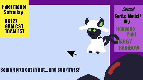 TheScribbleMoon's tweet photo. This Saturday going to do something a little different and update a fan sprite model of @HayanoYukiVT to be more summer themed.

Not sure on the times this will take as new workflow with most of it done. Maybe I just make a bunch of toggles who knows

stream in reply

#Envtuber https://t.co/ehY36fDcsm
