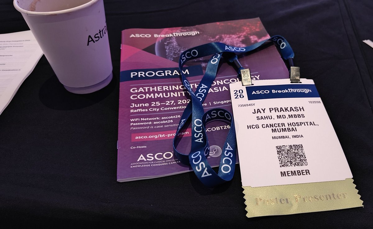 jay_sahu79560's tweet photo. Great start of ASCO Breakthrough...
#ASCO #ASCOBT #internationalconference #networking #oncology #radiationoncology #singapore https://t.co/57UJHxzLD9