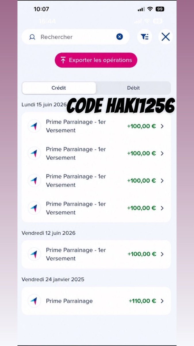hatmanDz's tweet photo. L’offre bourso de retour 140 e à prendre en fesant 1 dépôt de 1e ( que je peut avancer ) viens prendre ton billet je rajoute 20e de prime si tu menvoi un message 
Code HAKI1256 https://t.co/t8vt0R6Rqj