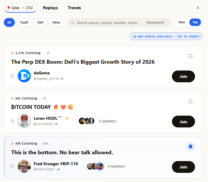 Finance Spaces tweet media
