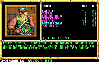 RayHardgrit's tweet photo. New Super Adventures Dungeons &amp; Dragons RPG review (part 3)! 

The heroes finally stop screwing around and go to Silverymoon to save a wizard, in my last look at Gold Box RPG Gateway to the Savage Frontier:

https://t.co/AmSWt3KsSY https://t.co/pzhJ1qeL0k