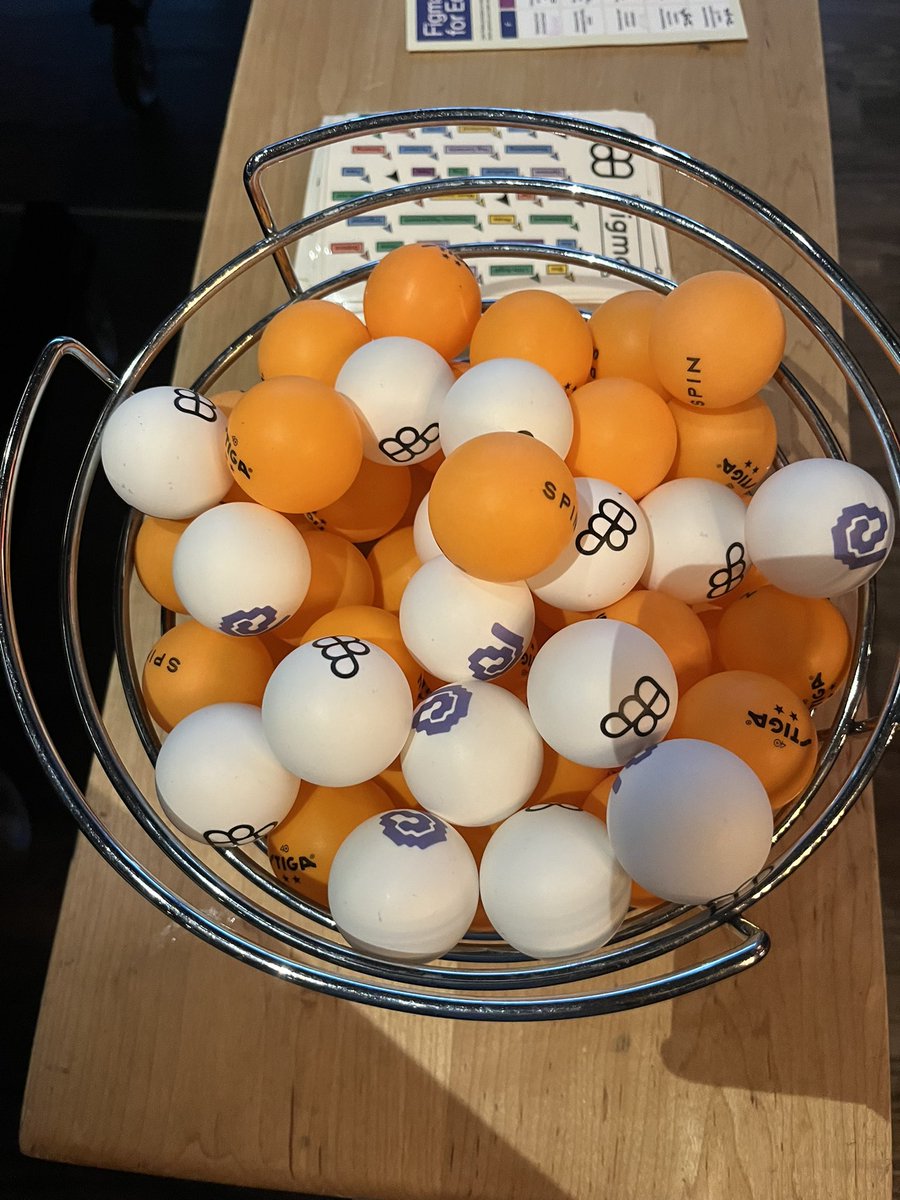 diyasdrafts's tweet photo. spend too long thinking about the product decisions that led to Figma-powered ping-pong 

so lovely chatting with you @lalizlabeth!

#Config @figma https://t.co/aOrkmKWpzE
