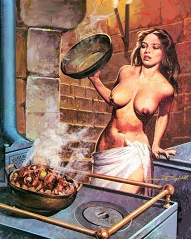 HeavyMetalInk's tweet photo. Art by Italian painter Emanuele Taglietti (born 1943)🔥 https://t.co/qm6l7QvTTW