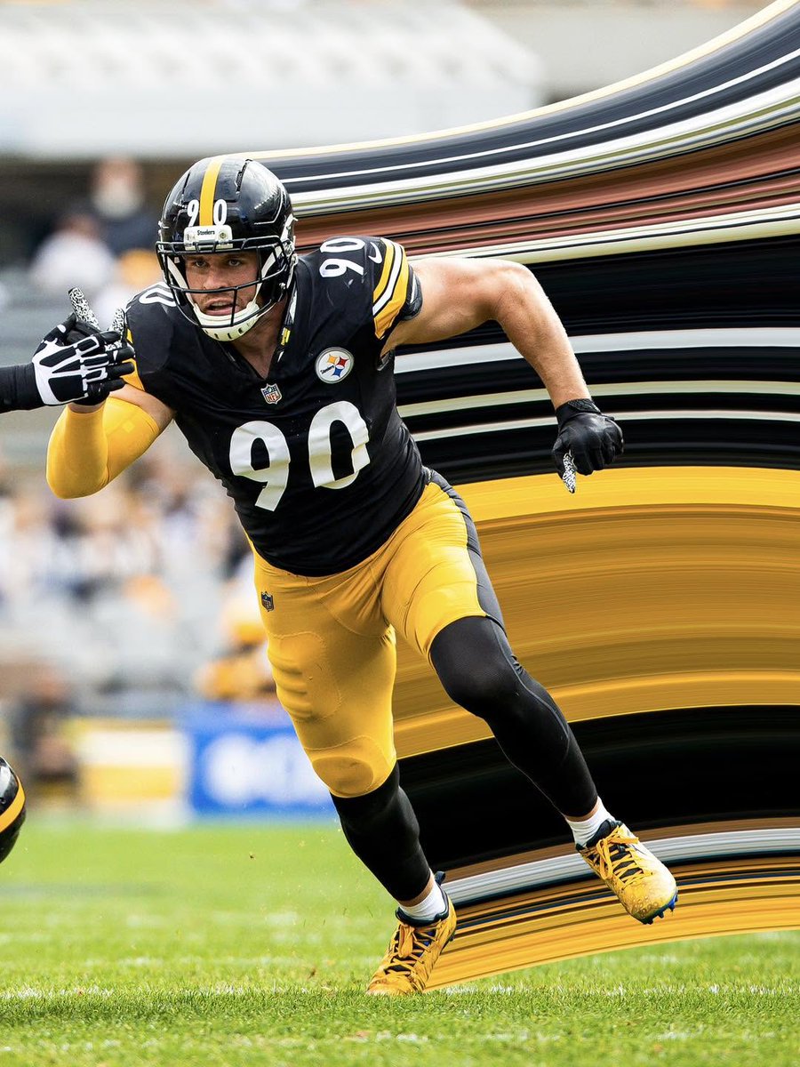 steelers's tweet photo. Flow state 🎨

@dkm14 | @_TJWatt https://t.co/ZxrZiM6XII