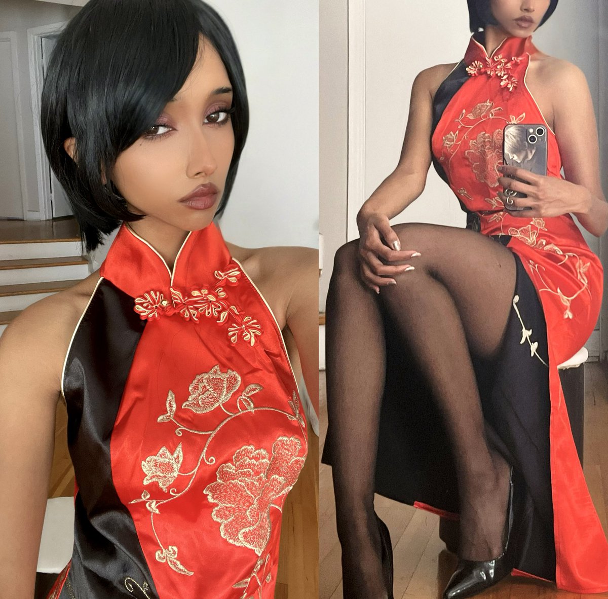 eggoslug's tweet photo. ada wong but make her bengali https://t.co/ZQ3uuPfAnm