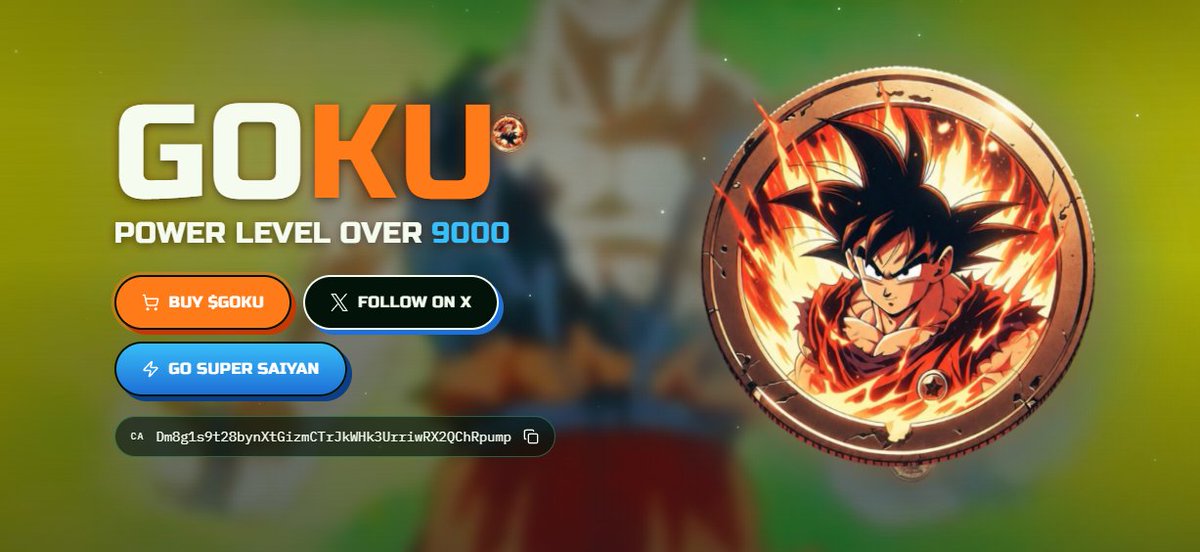 GokuSolCoin's tweet photo. Check out the new site

Some surprises coming there soon 

https://t.co/11fMwwAPRI https://t.co/XRAQ4Djbk2