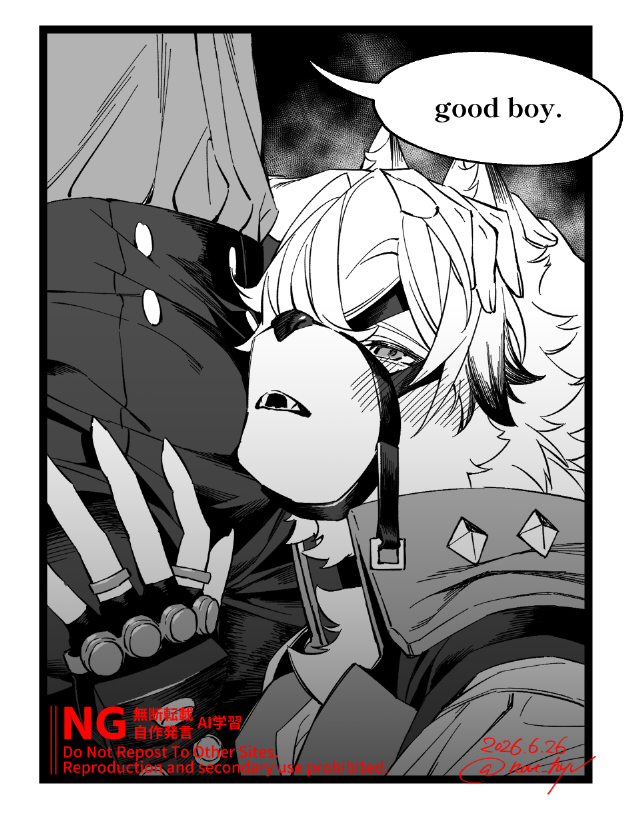 nou_hyv's tweet photo. ヒュゴライ：good boy https://t.co/EhS540oe2r 
#hugolyca https://t.co/ChUgU2COIx
