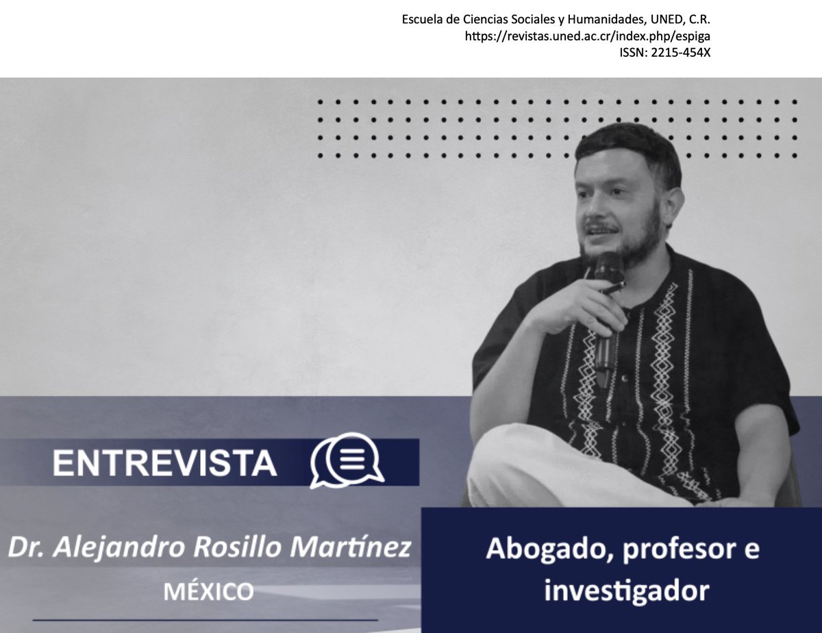 EspigaRevista's tweet photo. ENTREVISTA
Este año, en nuestra sección Perspectivas en profundidad, reflexionamos sobre los derechos humanos. En la entrevista del primer semestre, conversamos con el jurista mexicano Alejandro Rosillo Martínez.
https://t.co/SQERjMZAXk https://t.co/REY5ZFWyER