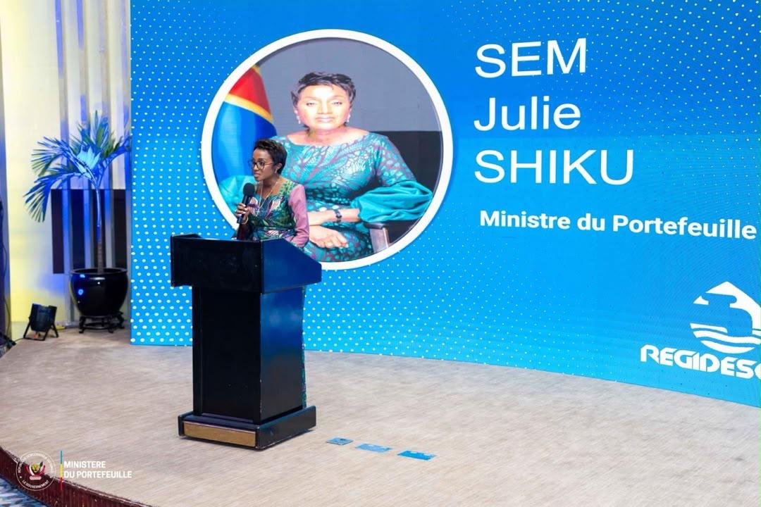 portefeuille_cd's tweet photo. #RDC| 24.06.26 
S.E.Mme Julie Shiku a participé à la présentation des résultats financiers 2025 et des perspectives stratégiques de la REGIDESO S.A. https://t.co/RVLrLyTqNr