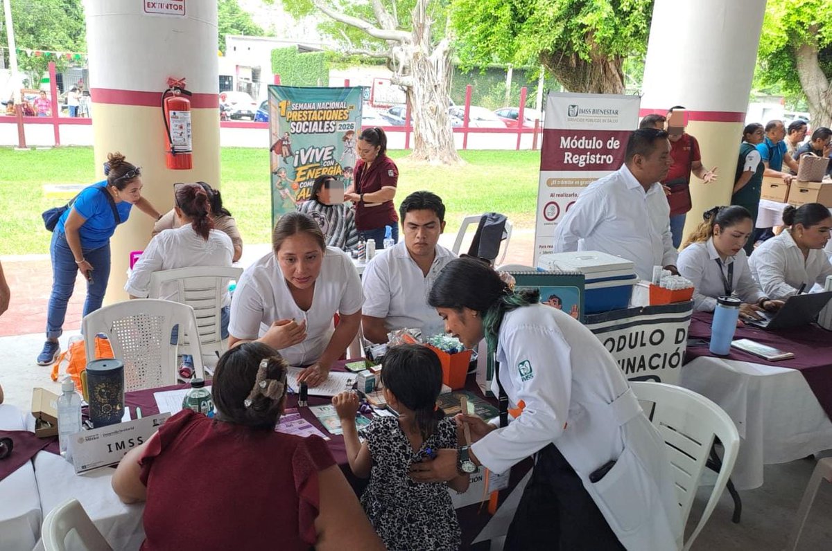 Tabasco_IMSS's tweet photo. Equipo multidisciplinario del #IMSSTabasco participa en la Caravana para Mujeres en la Propiedad Social 👩🏽👩🏽‍🦱, otorgando atención médica y acciones preventivas para beneficiar a mujeres derechohabientes y sin seguridad social en el municipio de Huimanguillo. https://t.co/4fbsBpwvFT
