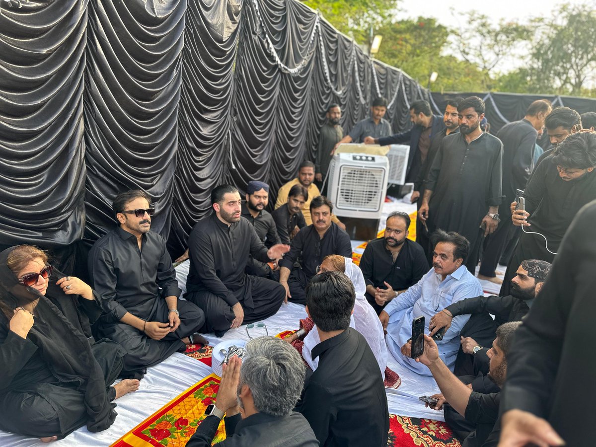 KandhroBil45617's tweet photo. پاکستان پیپلز پارٹی سندھ کے سئنیر صوبائی وزیر شرجیل انعام میمن اور راول شرجیل کی جانب سے  راول ہاوس راہوکی  میں نیاز امام حسین میں شرکت کی https://t.co/xMucR3broX