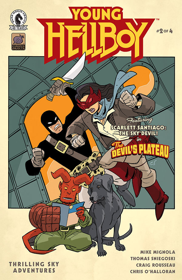 BuzzComics's tweet photo. Preview de Young Hellboy: Thrilling Sky Adventures #2 (of 4) par Mike Mignola, Thomas Sniegoski, Craig Rousseau et Chris O’Halloran chez @DarkHorseComics #DarkHorseComics #Comics #YoungHellboy #Hellboy #HellboyVerse https://t.co/frJQJxJVKw https://t.co/EUxyZzGS1e
