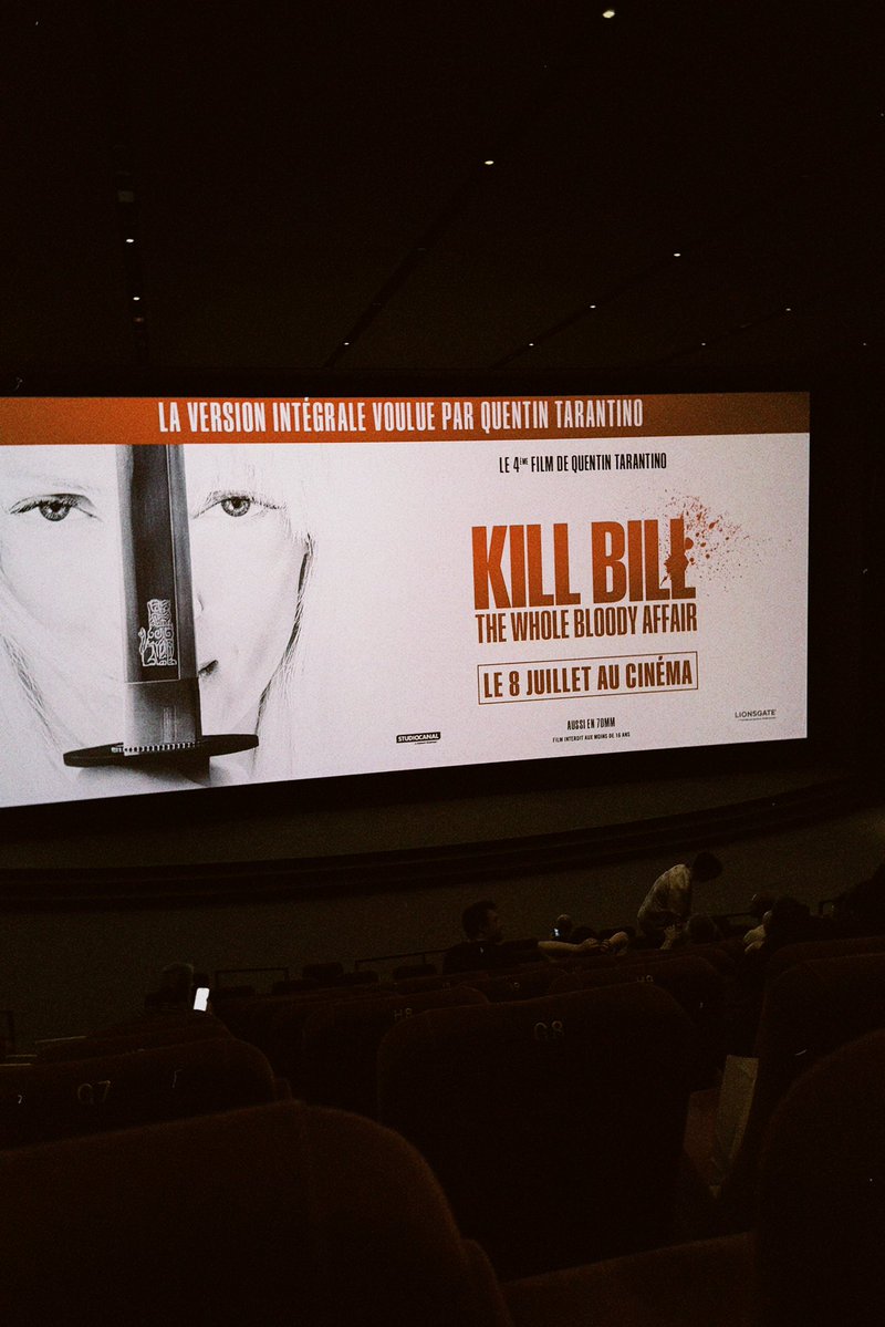 eduardopmsa's tweet photo. e vamos de 4h30 de kill bill no cinema https://t.co/0baRjS7ImT