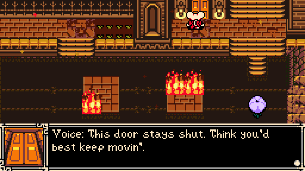 RadiactionRay's tweet photo. Made a simple portrait of everyone's favourite Mina the Hollower character; this door NPC! https://t.co/vUK219Kuel