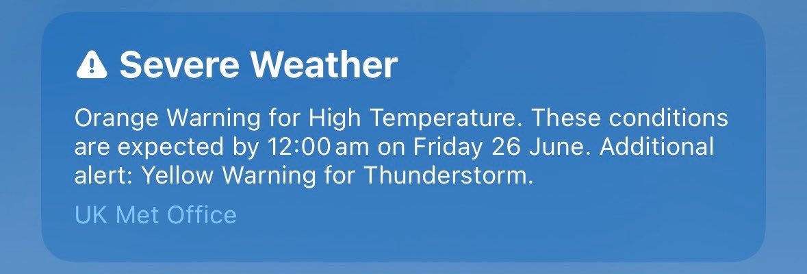 kingdrizzeth's tweet photo. the uk is the only place that will have a thunderstorm &amp; a heatwave within 24 hours https://t.co/69BFyMuBm2