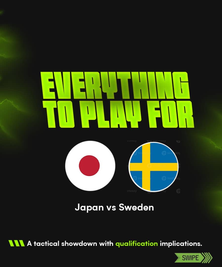 Sprime_Analysis's tweet photo. MATCHDAY | 25 JUNE 2026
9 PM WAT
 🇨🇼 Curaçao vs Côte d’Ivoire 🇨🇮
 🇪🇨 Ecuador vs Germany 🇩🇪

12 AM WAT
 🇯🇵 Japan vs Sweden 🇸🇪
 🇹🇳 Tunisia vs Netherlands 🇳🇱

Which game are you watching tonight? https://t.co/BrXxlblJov