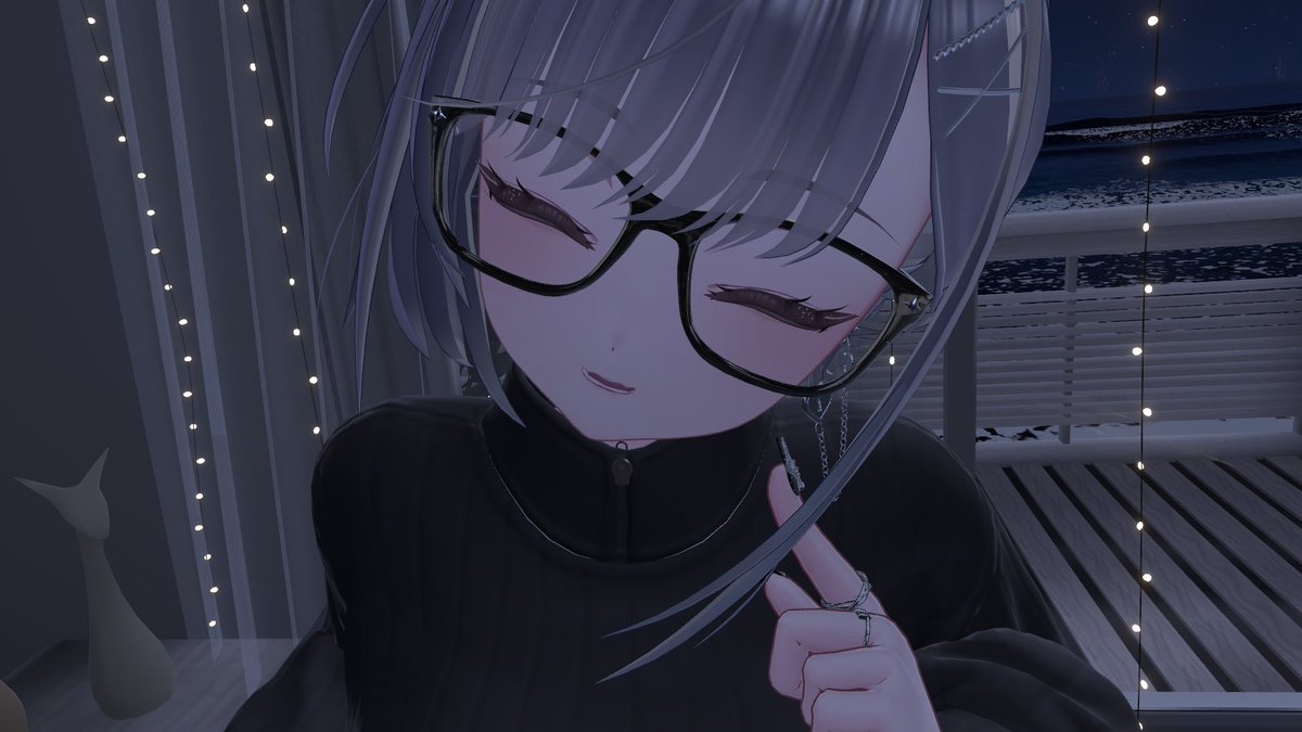 Sen4__VRC's tweet photo. プレッツェルちゃんでは初改変!!🖤⋆͛*͛
#Pr_3D https://t.co/BYkAOKYlTf