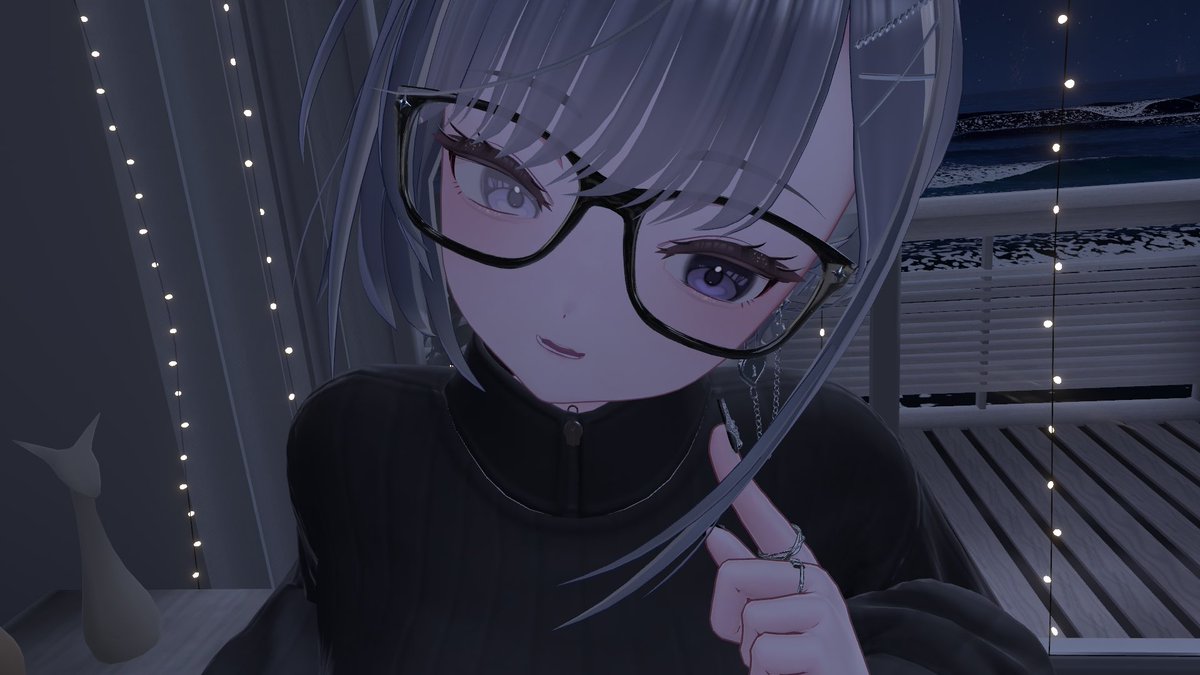 Sen4__VRC's tweet photo. プレッツェルちゃんでは初改変!!🖤⋆͛*͛
#Pr_3D https://t.co/BYkAOKYlTf