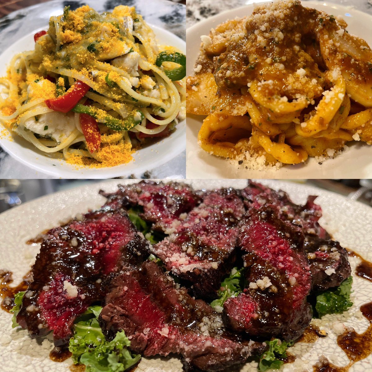 vinosake's tweet photo. 三軒茶屋フィレンツェサケです🇮🇹🍶

本日、６月２６日（金）カウンター席が空いております！！

人気メニュ〜♪
『ハモとピーマン、カラスミのリングイネ』

『マグロほほ肉、カブのラグーソース  自家製オレキエッテ』

『ミンククジラのタリアータ  柚子胡椒バルサミコソース』

【ご予約状況】
6月26日（金）空席あり🔺
6月27日（土）振替のお休み
6月28日（日）イベントのため貸切です！
6月29日（月）空席あり⭕️
6月30日（火）空席あり🔺
【７月】
7月1日（水）空席あり⭕️
7月2日（木）空席あり⭕️
7月3日（金）早い時間帯が満席です！
7月4日（土）空席あり⭕️
7月5日（日）９周年記念イベント🍶
7月6日（月）振替のお休み
7月7日（火）空席あり⭕️
7月8日（水）空席あり⭕️
7月9日（木）空席あり⭕️
7月10日（金）空席あり⭕️
7月11日（土）空席あり⭕️
7月12日（日）お休み
7月13日（月）空席あり🔺
7月14日（火）ワインバー営業🍷19:00〜
7月15日（水）振替のお休み

【食べログ】https://t.co/tXYOMCC2Zq

【一休】https://t.co/NzQvWDeOu2

Firenze Sake フィレンツェ サケ
【営業時間】18:00〜24:00（Food L.O22:00  最終入店 23:00）
※22時からは、バータイムになります🍶🍷🌙

東京都世田谷区三軒茶屋2-10-14 昭和ビル1F奧
TEL 03-5432-9654

#フィレンツェサケ 
#三軒茶屋グルメ 
#日本酒イタリアン 
#イタリア料理と日本酒 
#日本酒ペアリング
