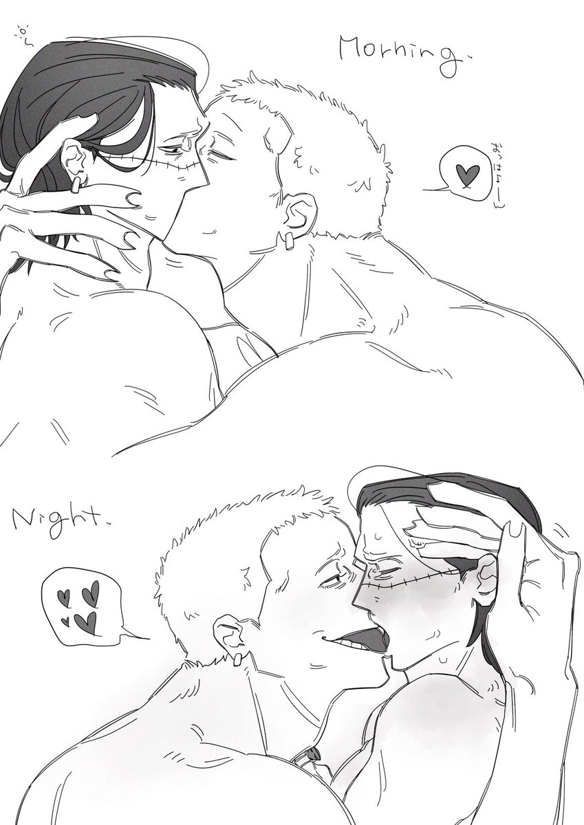 threeunder0's tweet photo. 朝と夜の🦩💋🐊 https://t.co/Xyl5e9TBEX