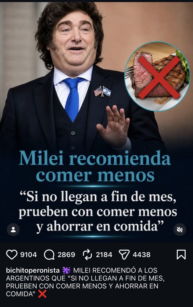 Alex___1222's tweet photo. @Santi_ABASCAL @JMilei Este tipejo de Abascal haría lo mismo que Milei os acordáis no? Idiotas que votáis a la mierda de la extrema derecha…ay cuando os diga que tenéis que comer menos 🤣 https://t.co/ayOvSRGExz