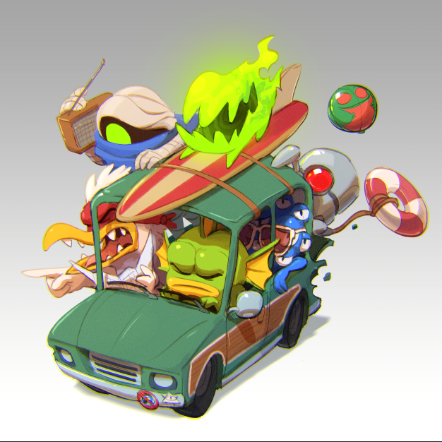 Vlambeer's tweet photo. AHHH WHY NOT: Nuclear Throne is 25% off in the Steam Summer Sale https://t.co/YW5iohO4Sb https://t.co/MyYVNFtWWp