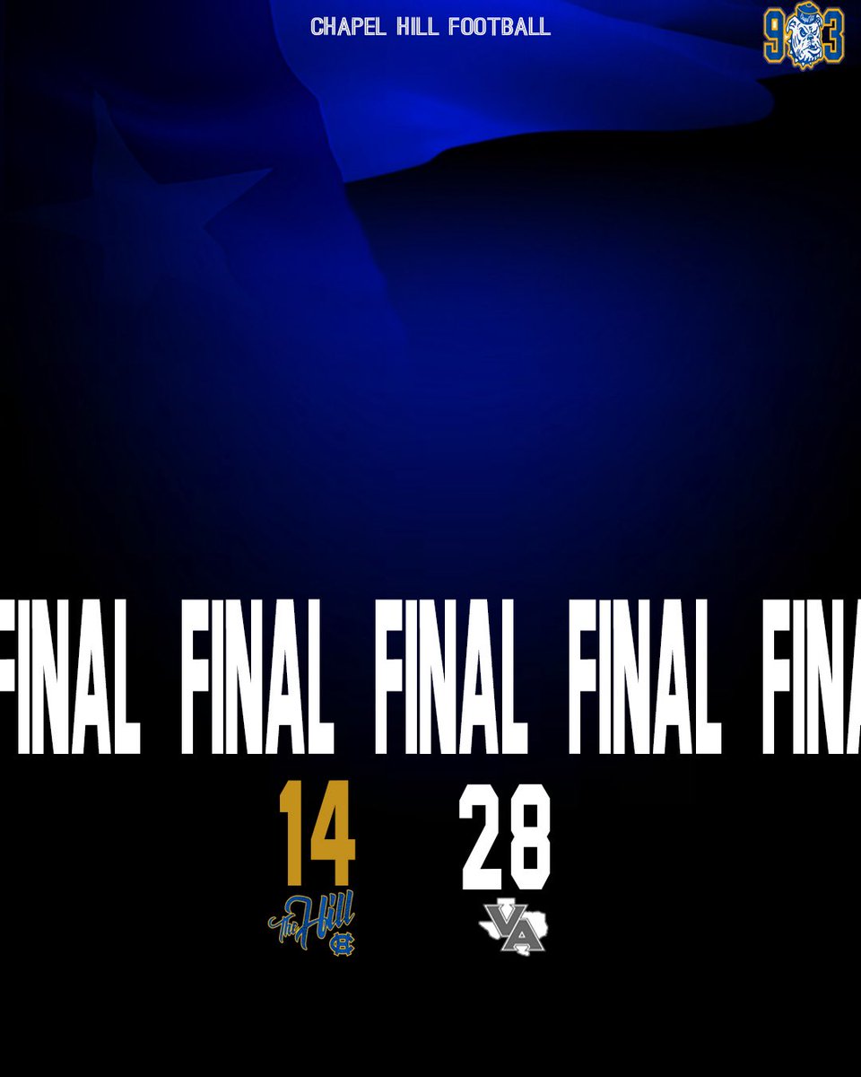 ChapelHillFB's tweet photo. FINAL https://t.co/HfmAIF7Kdd