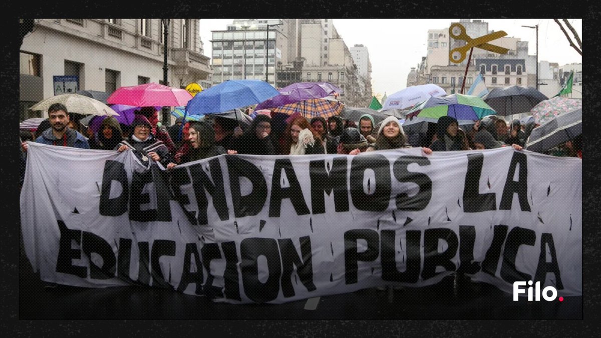 filonewsOK's tweet photo. 🔴La Corte Suprema dejó firme la cautelar que obliga al Estado a cumplir la Ley de Financiamiento Universitario

📌Tras desestimar la presentación del Gobierno, la resolución alcanza la actualización salarial del personal docente y no docente y la recomposición de los programas estudiantiles.
