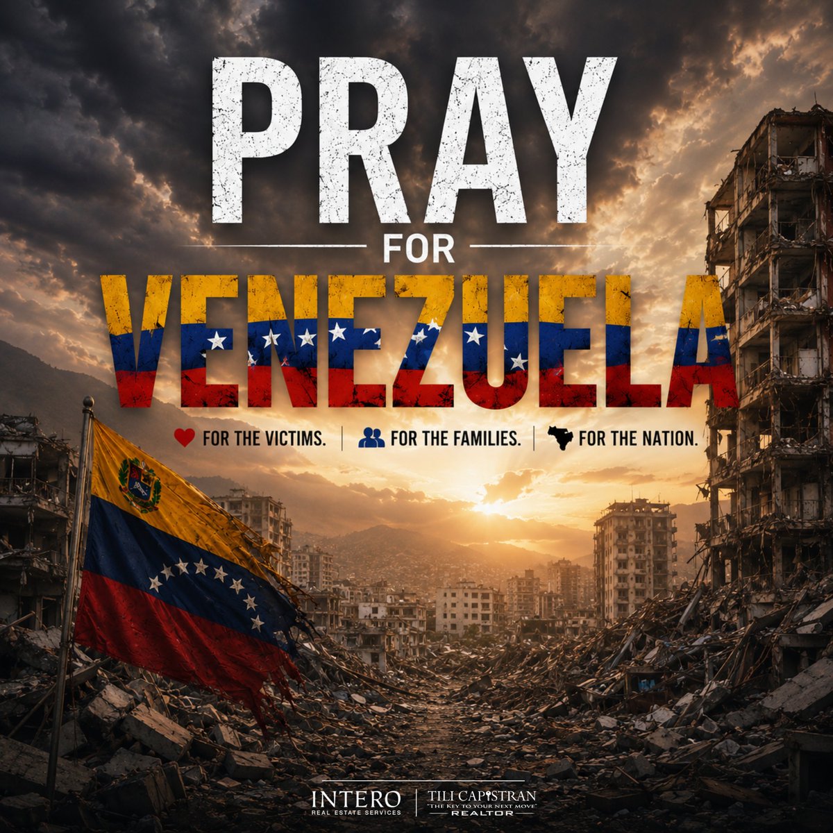 CapistranTili's tweet photo. 🙏Pray for Venezuela 🇻🇪

#PrayForVenezuela #Venezuela #StayStrong #TalkToTili https://t.co/JQvOIg2KX4