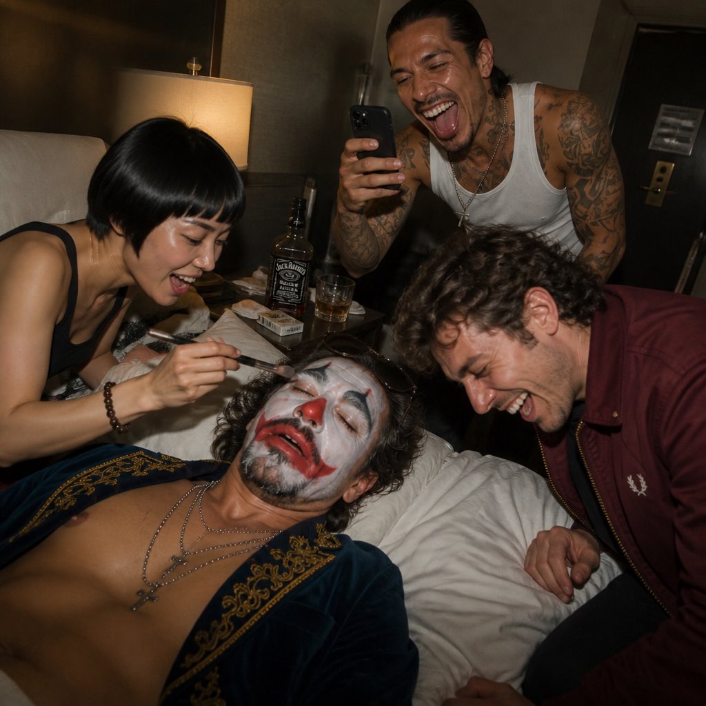 jvelotta's tweet photo. They hoped I wouldn’t remember last night. Well, I bloody did. 📸 Payback’s a bitch — and so is whoever’s suitcase I just found. Tinkle tinkle, fuckers!

#SmittenPonies #TourLife #PaybackTime #RockstarProblems https://t.co/d6GYbOwg2g