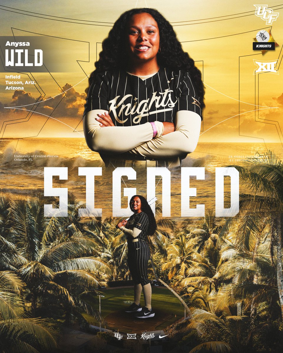 UCF_Softball's tweet photo. Our newest addition, welcome to Orlando, @WildAnyssa! ⚔️

📰 https://t.co/cxy7hU2Ij9 https://t.co/4LVo2tvMnh