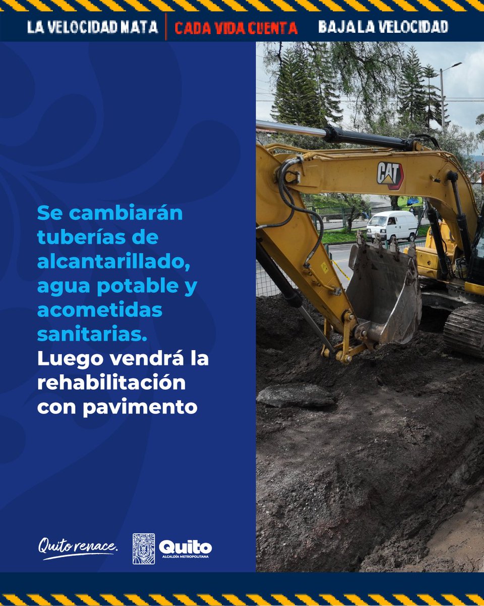 ObrasQuito's tweet photo. 🚧 #RehabilitaciónVial | ATENCIÓN 🚧

Desde la noche de este 25 de junio avanzamos con la intervención de la #AvGaloPlazaLasso (sentido sur-norte), entre las calles Manuel Zambrano y De Los Arupos.

Rutas alternas:

📌De Los Arupos
📌De Los Pinos
📌De los Eucaliptos
📌Nazacota Puento
📌Capitán Ramón Borja, entre otras.

⚠️ Planifica tu ruta⚠️

#QuitoRenace #QuitoNoSeDetiene
