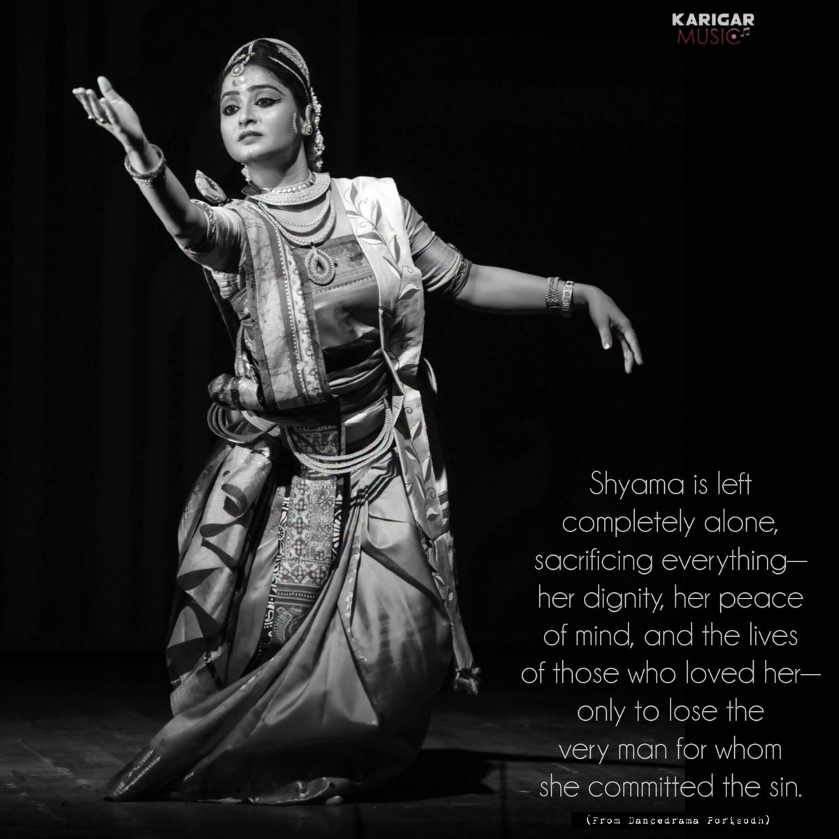 rabindranritya's tweet photo. Tagore Dancedrama Porisodh 
Direction- Amartya Mukhopadhyay 
Presentation- Sundar Santiniketan 
Photo- Karigar Music 
Triguna Sen Auditorium, Jadavpur 
16.06.2026

#rabindranritya #dancedrama #explore #twitter #dancephoto https://t.co/iEbjBguLTj
