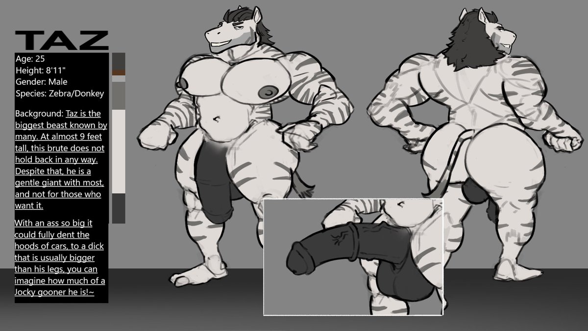 bigfurhorsecock's tweet photo. HERE COMES TAZ!!! 

thank you so much to @BayanAD_ for the ref!!

Here's my f-list for those who wanna play with the brute:
https://t.co/7Y6Ftkpoaz

           ❤️ and 🔁 https://t.co/G62QiDjWwQ