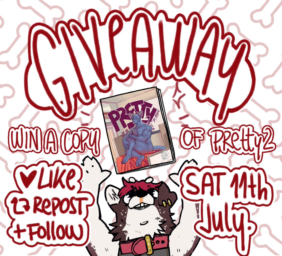 Bastriw's tweet photo. Hi! I'm giving away a copy of Pretty 2.
The giveaway will be live on Picarto on Saturday, July 11th :3c

You know the rules: like, share, and follow. Good luck! https://t.co/DODzfMgFwF