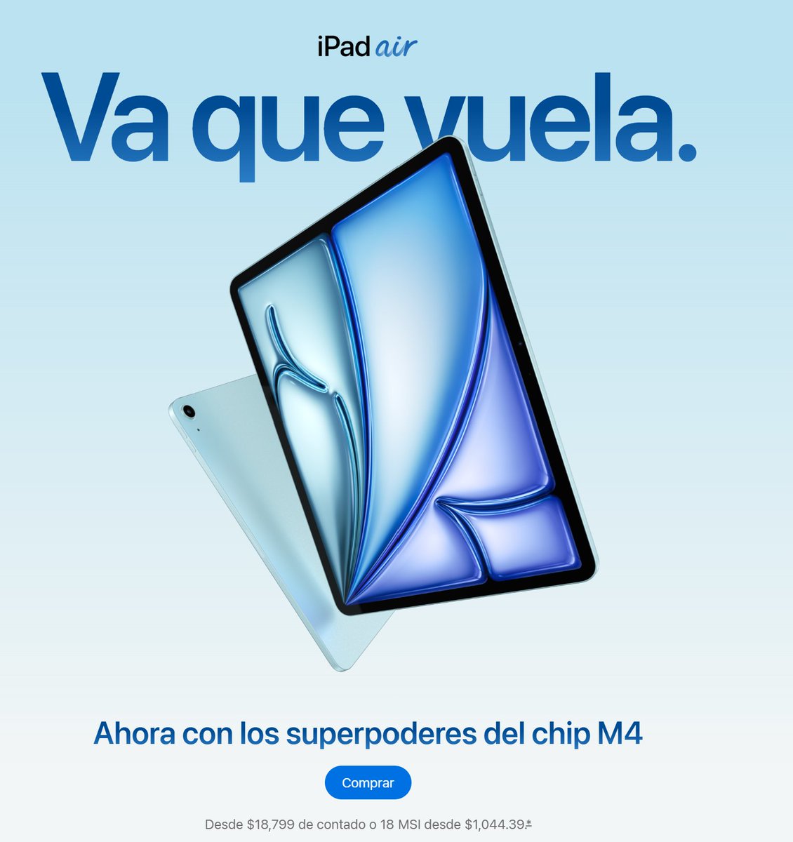 Carlos_Vassan's tweet photo. La escasez de chips ya cobró factura y Apple acaba de subir los precios de sus productos en México de forma oficial. 🚨

Aquí les dejo cómo quedaron los más populares para que vayan actualizando su presupuesto:

💻 MacBook Air M5 (13"): Desde $29,999 (Antes $24,999) 
💻 MacBook Pro (14"): Desde $44,999 (Antes $37,999) 💻 MacBook Neo (256 GB): $14,999 (Antes $12,999) 📱 iPad 11a generación: Desde $10,999 (Antes $8,499) 📱 iPad Air M4 (11"): Desde $18,799 (Antes $14,999) 🖥️ iMac M4: Desde $35,999 (Antes $31,999) 
🔊 HomePod mini: $2,699 (Antes $2,299)

Ese aumento de hasta 5 mil pesos en las computadoras más vendidas duele 😔