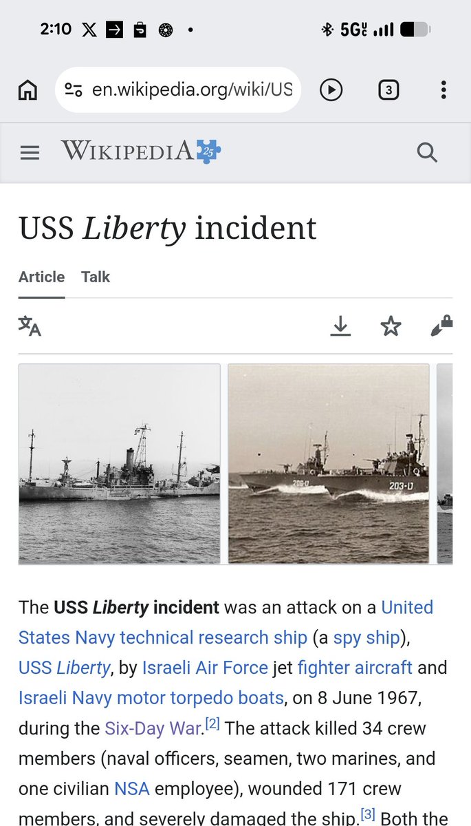 NamelessGoverns's tweet photo. @AIPAC Remember the USS Liberty https://t.co/PxxPmdiSZB