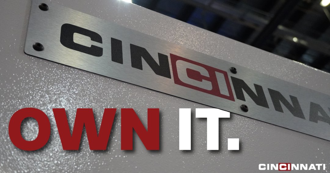 CINCINNATI_INC's tweet photo. No excuses, no exceptions. We OWN IT.

#OwnItCI #OurHow #AmericanManufacturing https://t.co/wKtOy9AF84