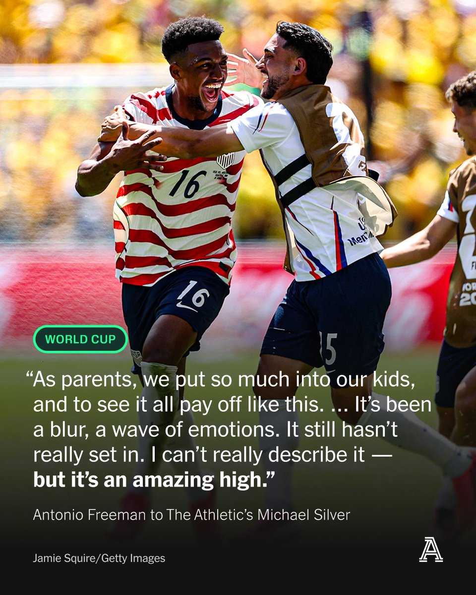 MikeSilver's tweet photo. Alex Freeman and the @USMNT return to the pitch tonight... @TheAthletic @TheAthleticFC 
https://t.co/5BepC23l1L https://t.co/vCgbQN8YSE