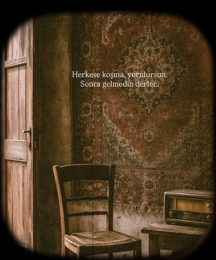 ilssonteuxsair's tweet photo. Herkese koşma yorulursun. Sonra gelmedin derler. https://t.co/k5QXqAg9W1